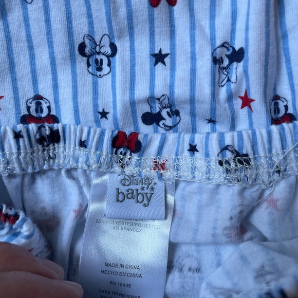 3/$12 Disney Baby 4th of July Outfit - Picture 5 of 5